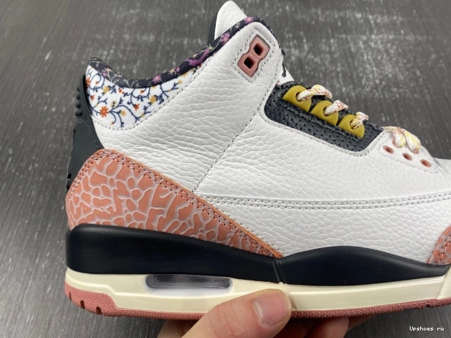 Vintage Retro 3  441140-100 Floral  Jordan 1029